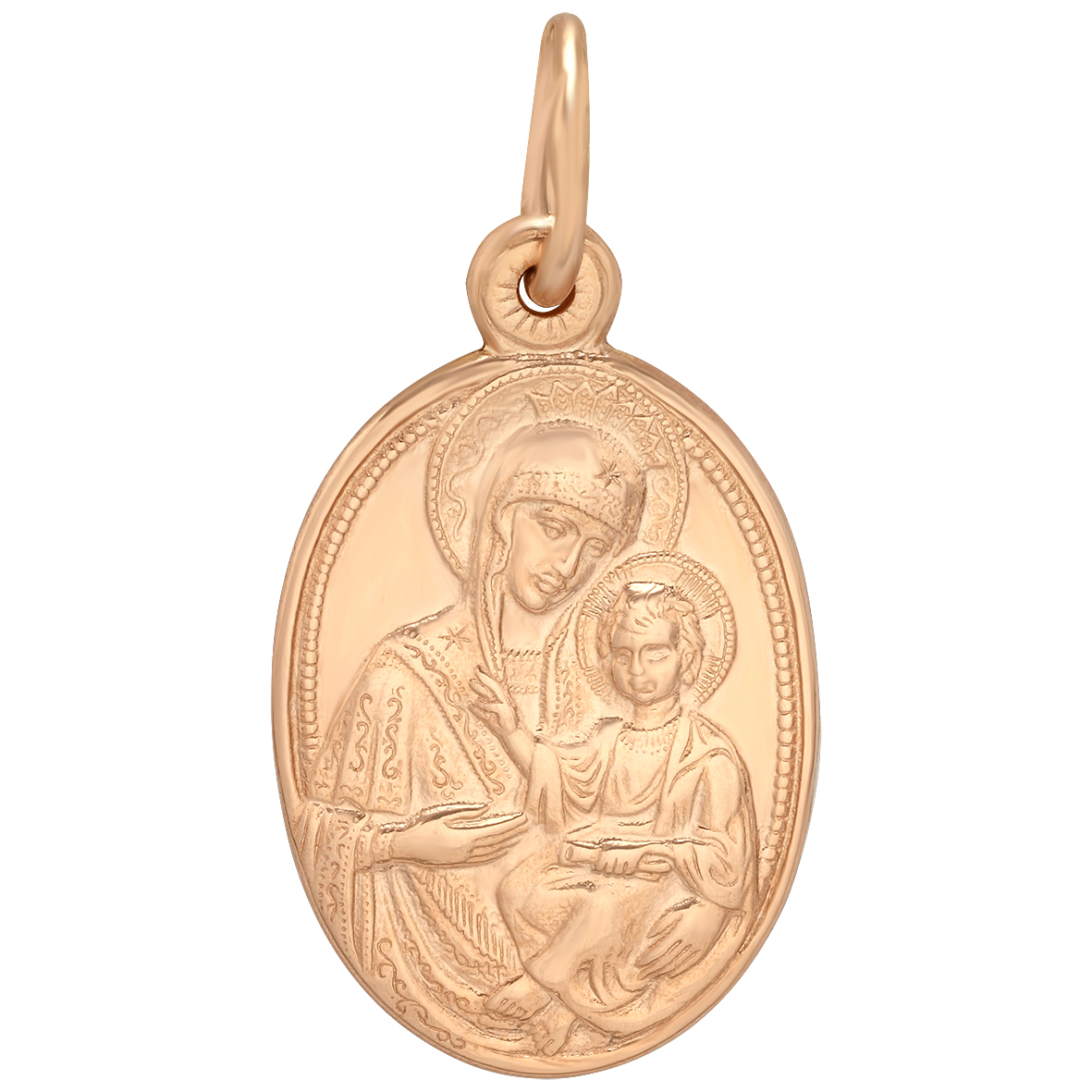 

Золотая ладанка "Иверская икона Божией Матери" Tango Jewellery Company 100118
