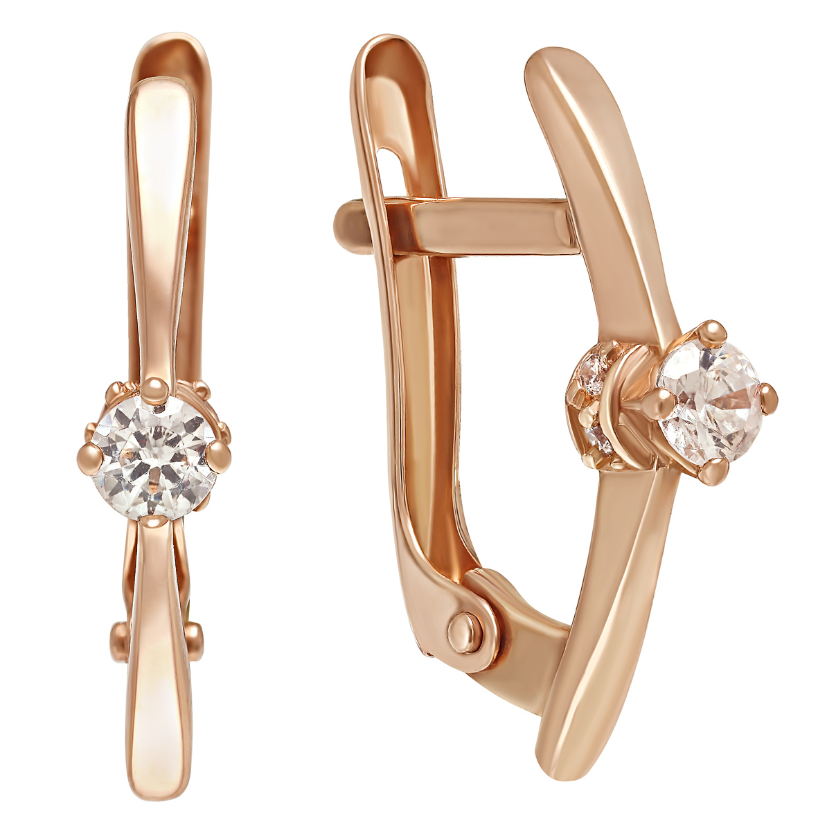 

Золотые сережки с бриллиантом Tango Jewellery Company 760280