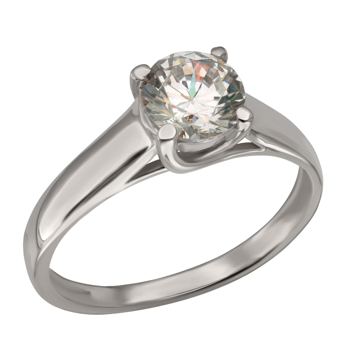 

Серебряное кольцо с фианитом Tango Jewellery Company 320598С размер 16.5