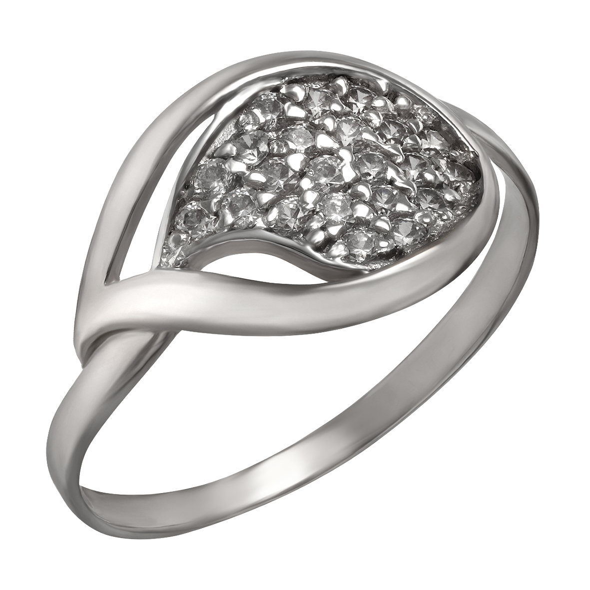 

Серебряное кольцо с фианитами Tango Jewellery Company 320718С размер 16.5