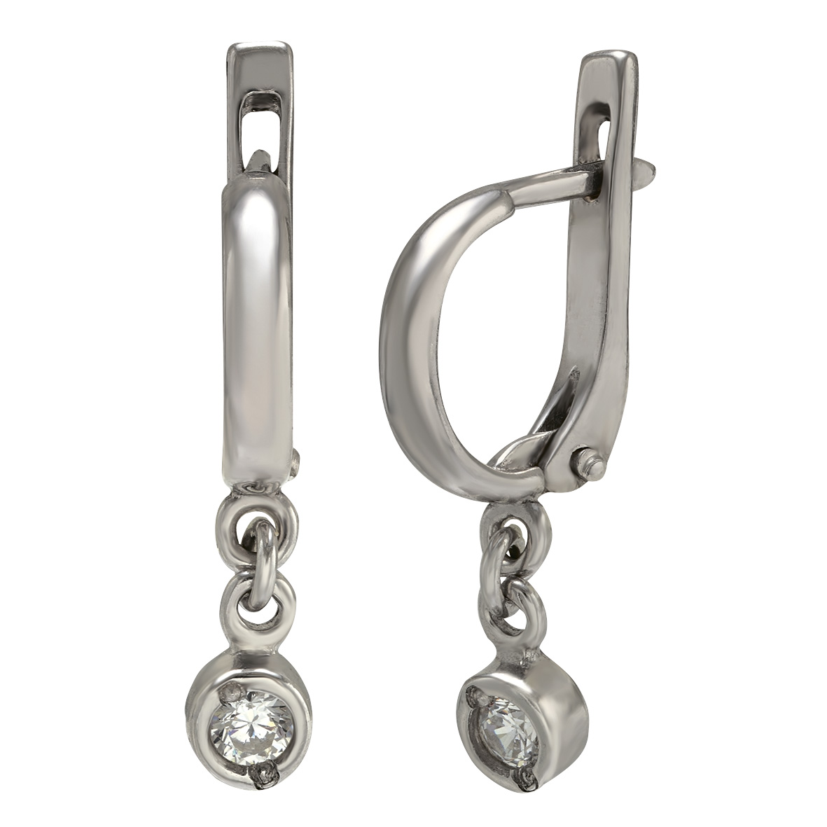 

Серебряные серьги с фианитами Tango Jewellery Company 420444С