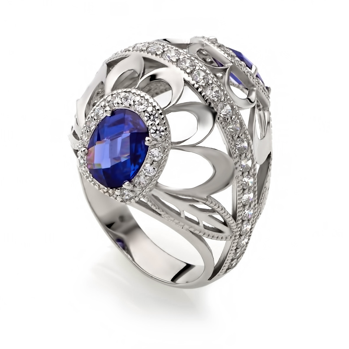 

Серебряное кольцо с фианитами Tango Jewellery Company 320701С размер 18
