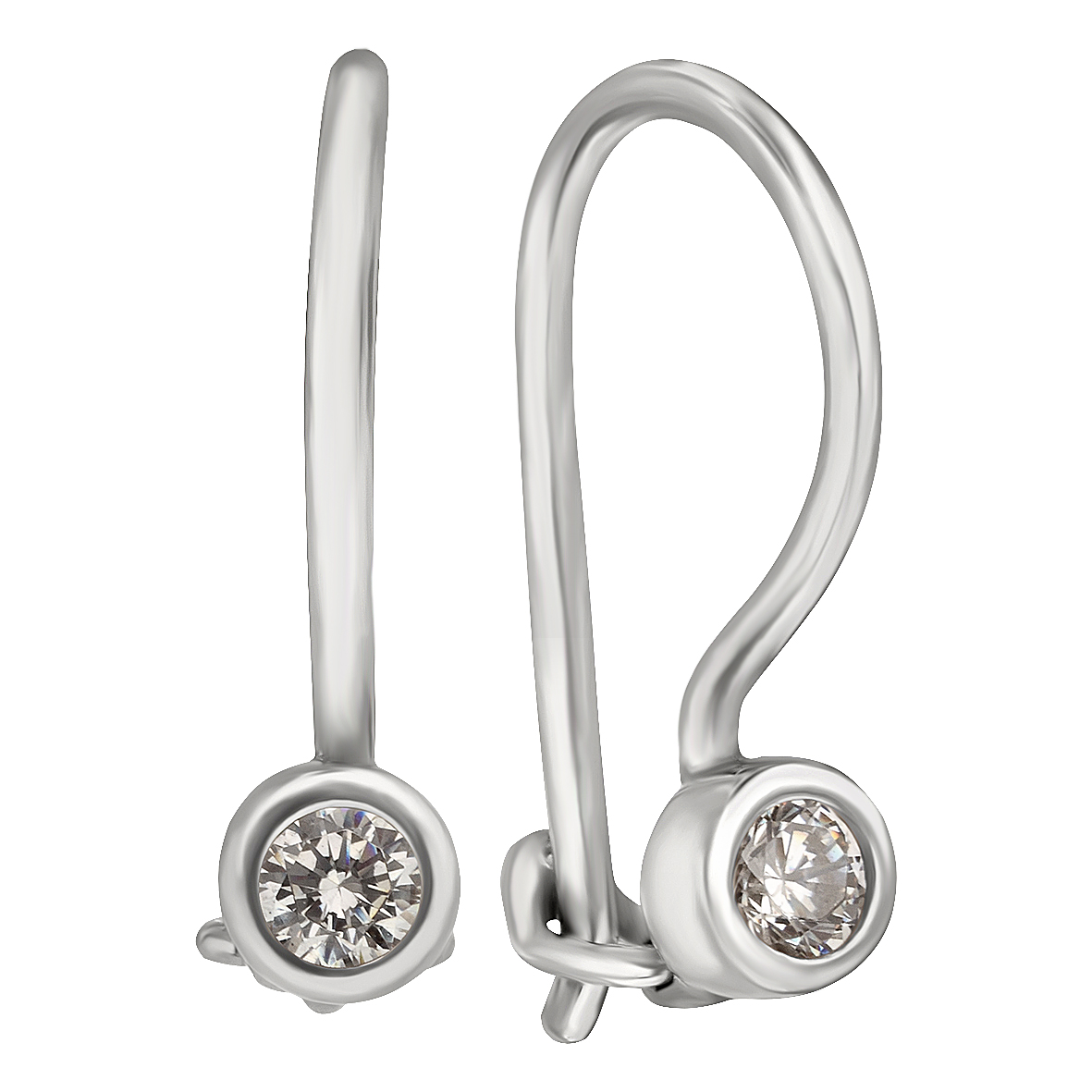 

Серебряные серьги с фианитом Tango Jewellery Company 470704С
