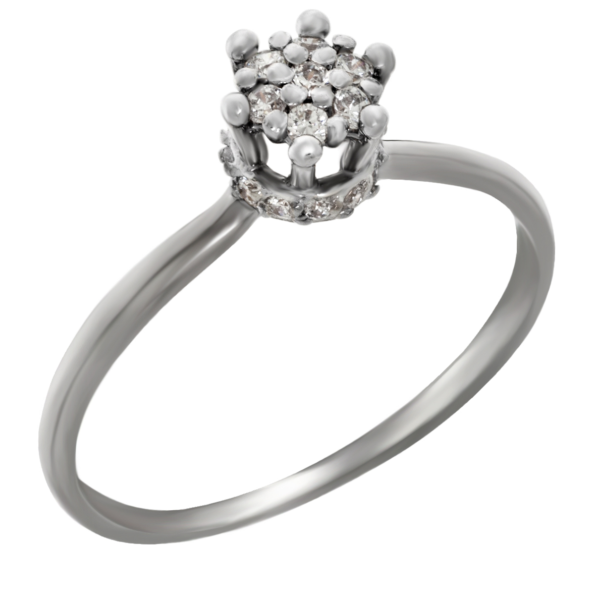 

Серебряное кольцо с фианитами Tango Jewellery Company 320950С размер 16