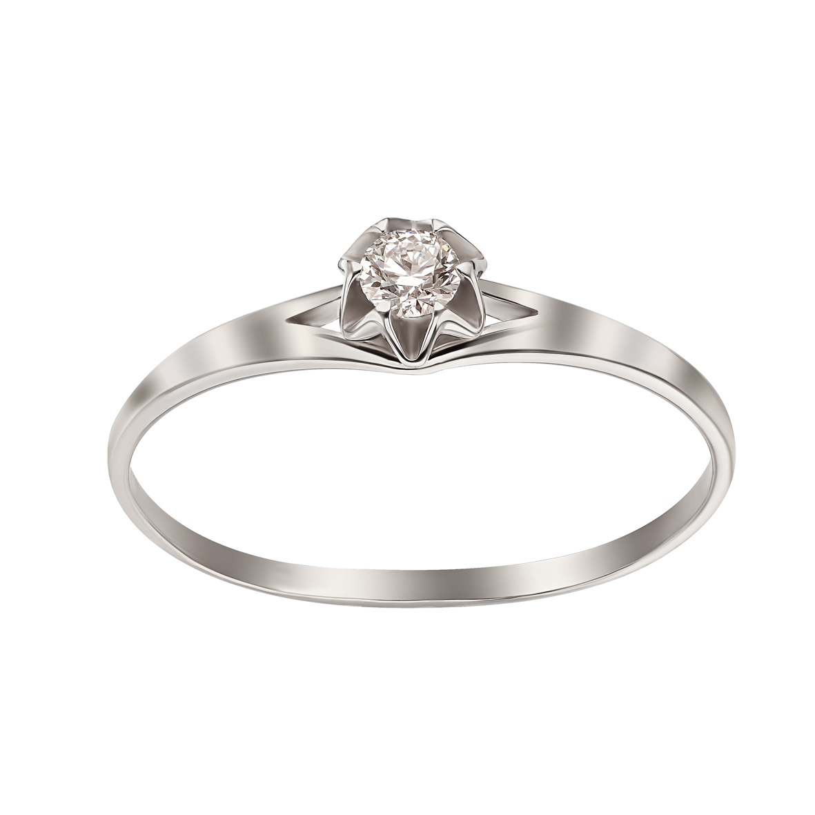 

Кольцо в белом золоте с бриллиантом Tango Jewellery Company 740364В размер 16