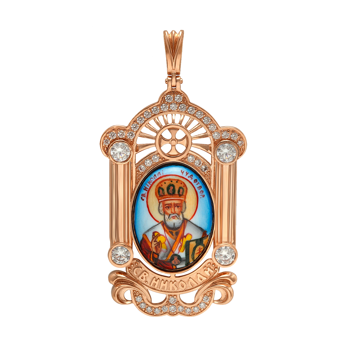

Золотая ладанка Святой Николай Чудотворец Tango Jewellery Company 150365