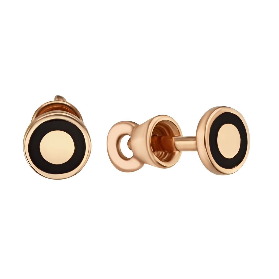 

Золотые пуссеты с эмалью Tango Jewellery Company 500043Е