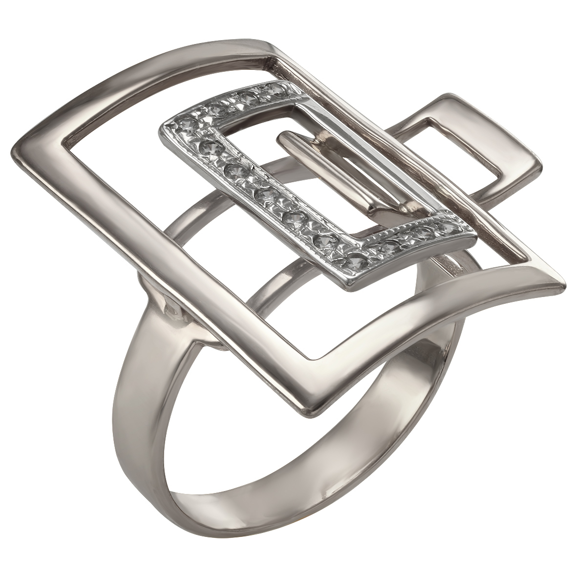 

Серебряное кольцо с фианитами Tango Jewellery Company 330382С размер 19
