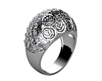 

Серебряное кольцо с фианитами Tango Jewellery Company 320935С размер 17.5