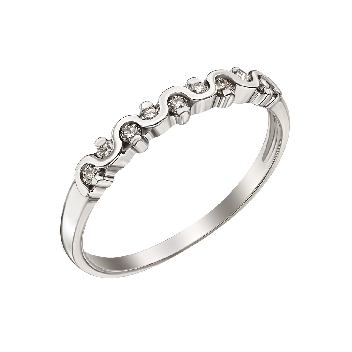 

Кольцо в белом золоте с бриллиантами Tango Jewellery Company 740057В размер 16