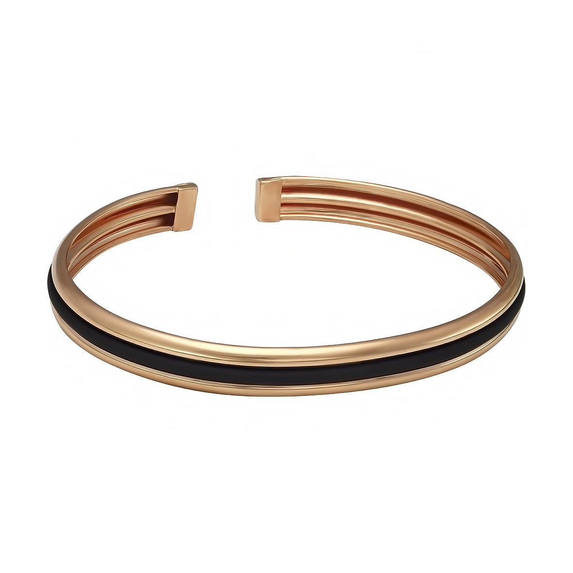 

Золотой браслет с каучуком Tango Jewellery Company 910074 размер 180