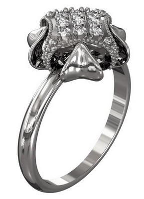 

Серебряное кольцо с фианитами Tango Jewellery Company 320984С размер 17.5