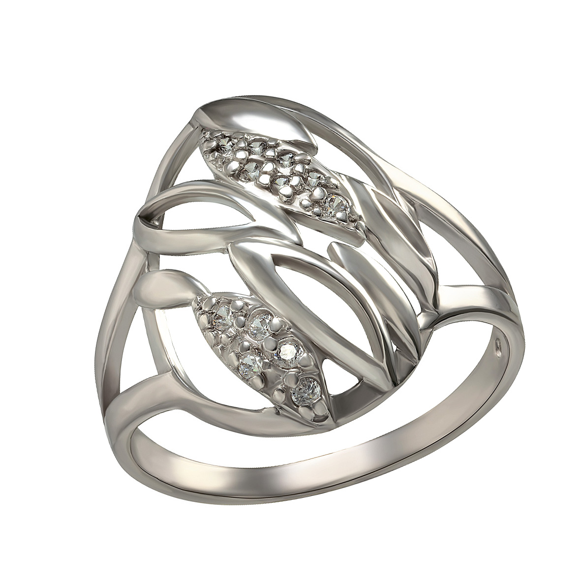 

Серебряное кольцо с фианитами Tango Jewellery Company 320094С размер 17