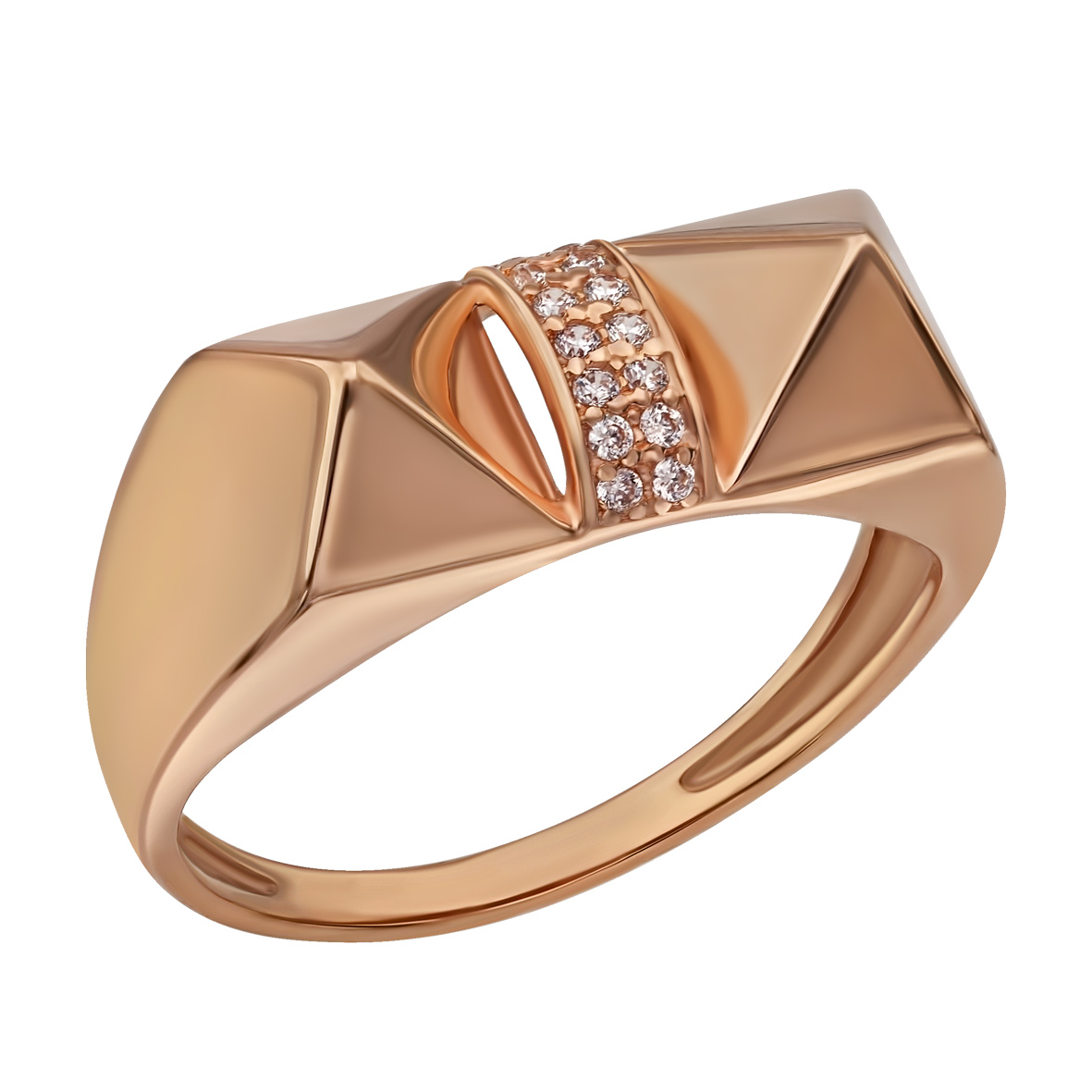 

Золотое кольцо с фианитами Tango Jewellery Company 380520 размер 18