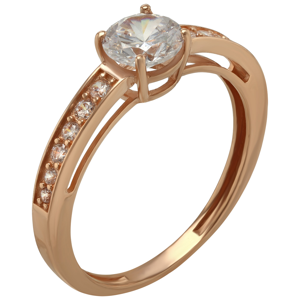 

Золотое кольцо с фианитами Tango Jewellery Company 380350 размер 19