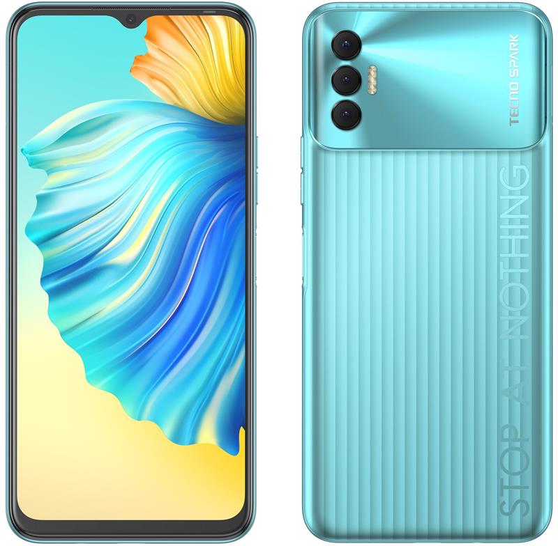 

Смартфон Tecno Spark 8p (KG7n) 4/64GB Dual Sim Turquoise Cyan