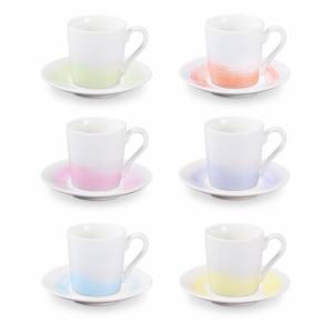 

Чашка для эспрессо myCOFFEE с блюдцем 6 шт. Pastels 387714