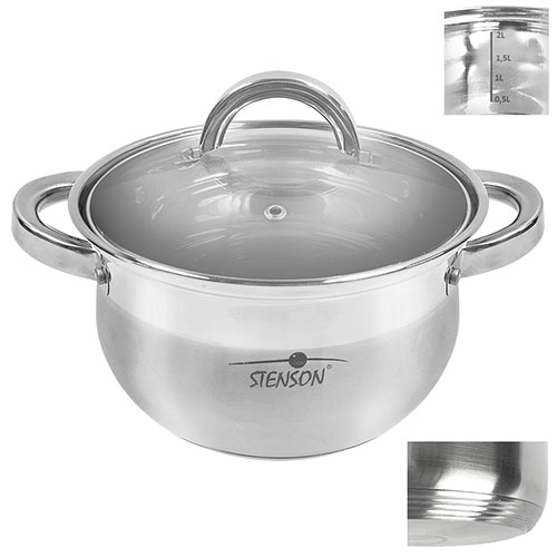 

Кастрюля Stenson Classico с крышкой D20см, 3,6л