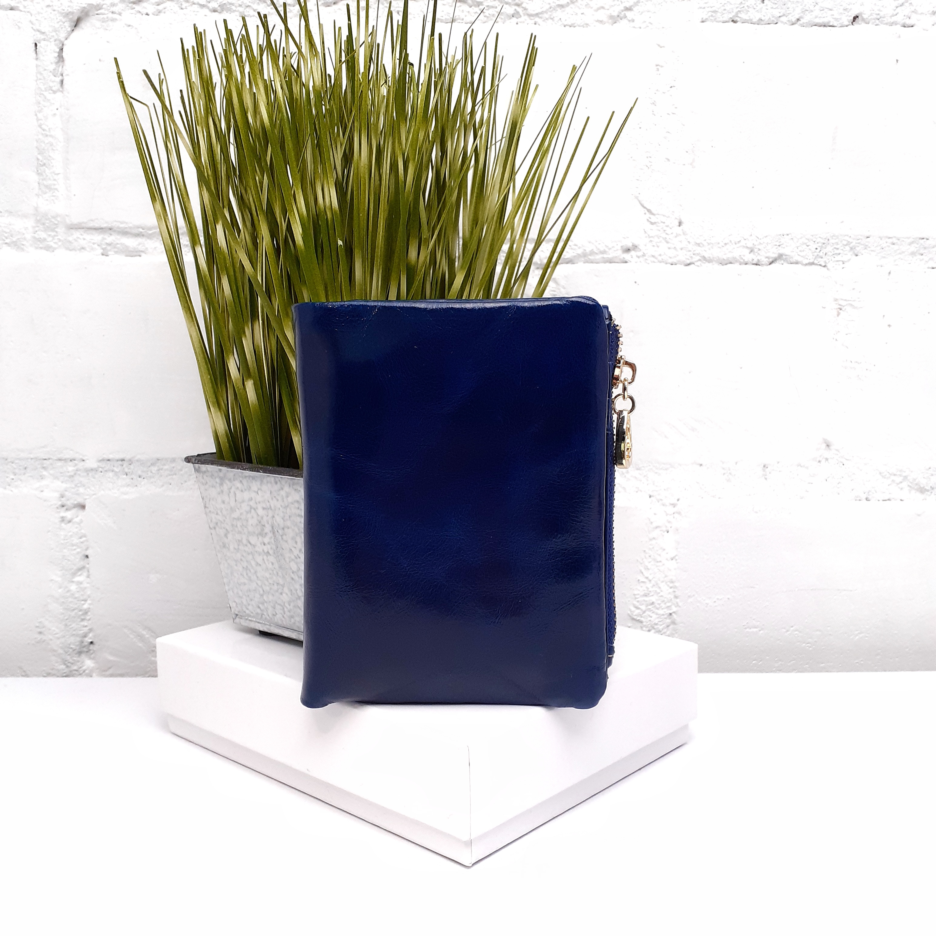 

Оригинальный женский кошелек натуральная кожа Helen Verde синий 3329 blue