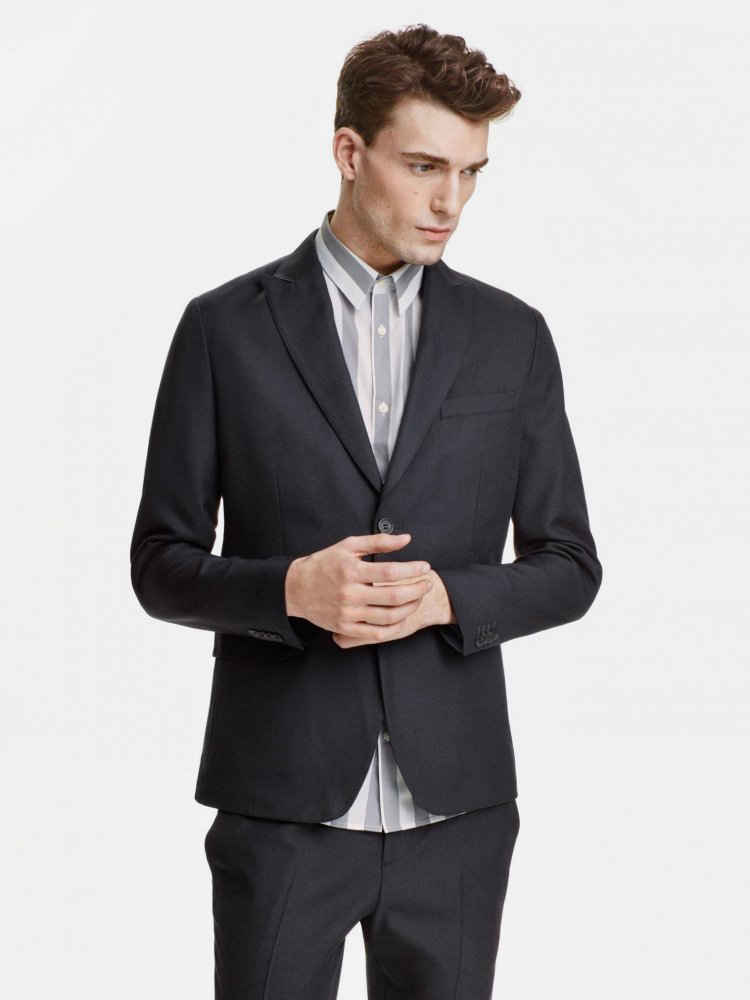 

Пиджак H&M 0329593  Темно-синий, Пиджак H&M 0329593 48 Темно-синий