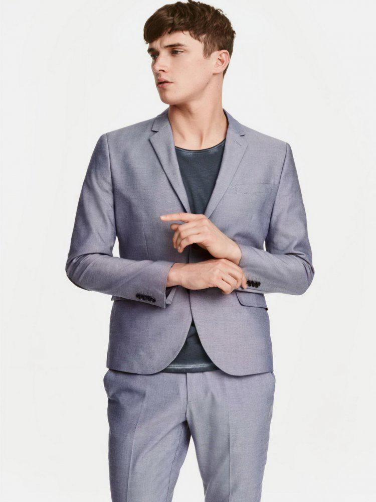 

Пиджак H&M 0391660-4  Синий, Пиджак H&M 0391660-4 44 Синий