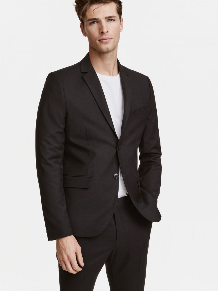 

Пиджак H&M 2416025-AAAD 46 Черный