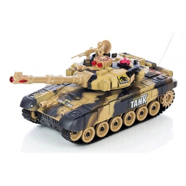 

Танк на радиоуправлении M1 Abrams 9995 со светом и звуком Коричневый Камуфляж (193N9995)