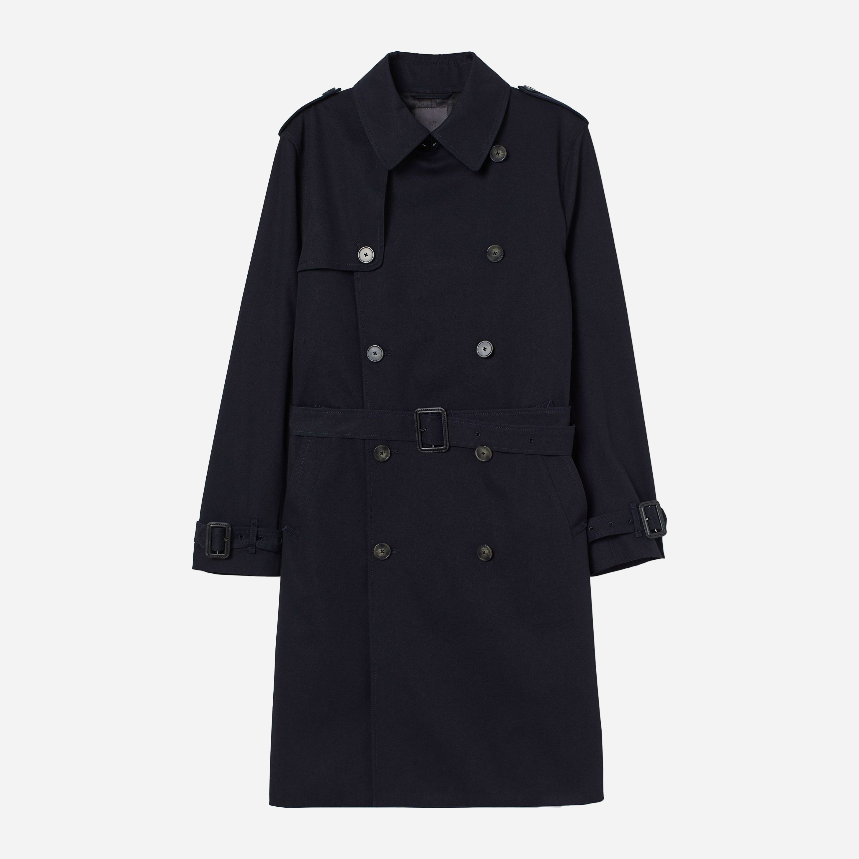 

Тренч H&M 0755629-0  Темно-синий, Тренч H&M 0755629-0 44 Темно-синий