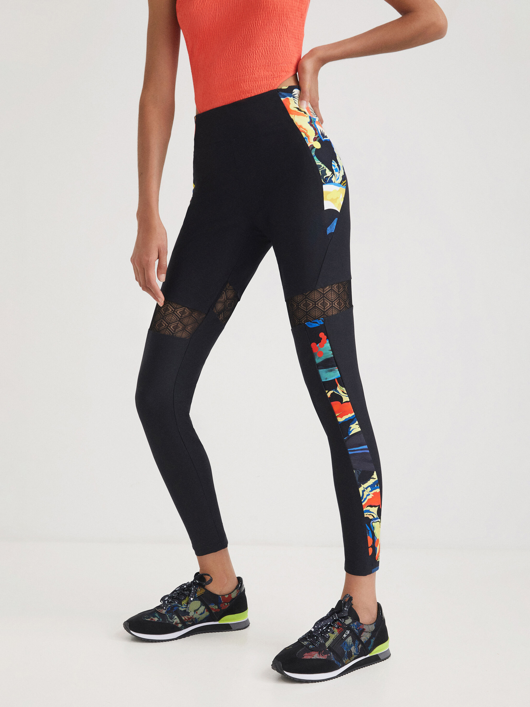 

Спортивные леггинсы Desigual 21WWKK20-2000, Спортивные леггинсы Desigual 21WWKK20-2000 S