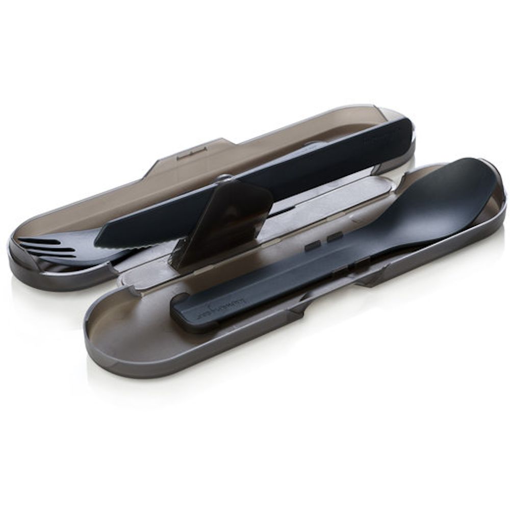 

Набор приборов для еды Humangear GoBites Trio gray (сірий)