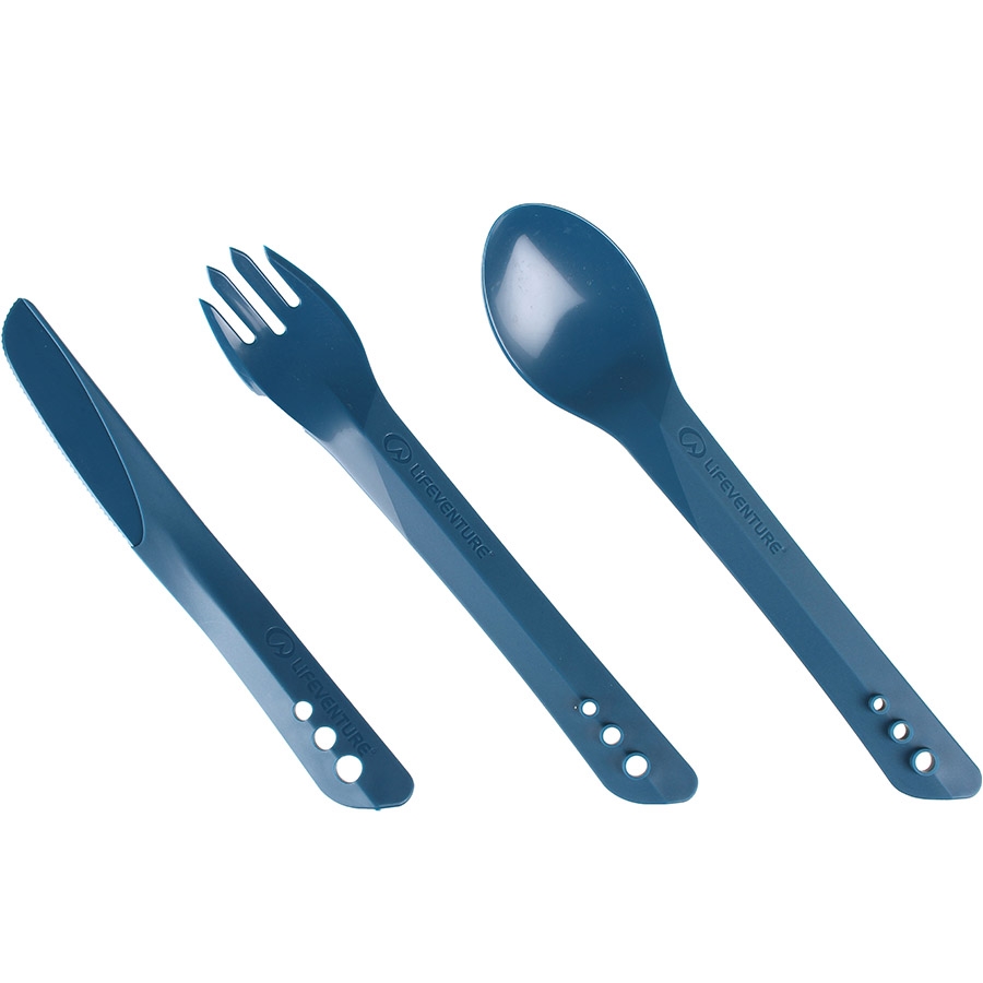 

Вилка, ложка, нож Lifeventure Ellipse Cutlery navy blue