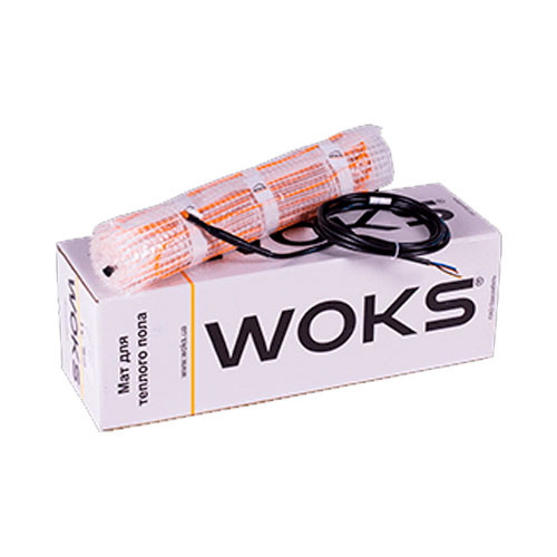 

Теплый пол Woks двухжильный нагревательный мат WoksMat 160 0.75 м²