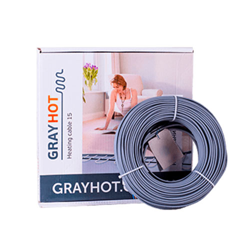 

Теплый пол Grayhot двухжильный кабель 13 м.п.