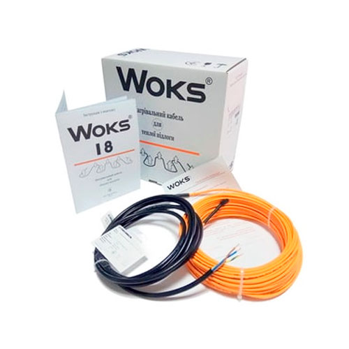 

Теплый пол Woks нагревательный кабель под плитку Woks 18 1220 Вт