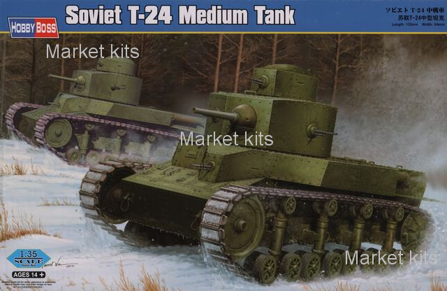 

Средний танк T-24 1:35 Hobby Boss (HB82493)