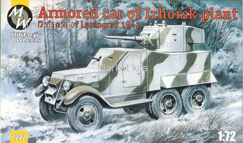 

Бронированная машина Ижорского завода 1:72 Military Wheels (MW7242)