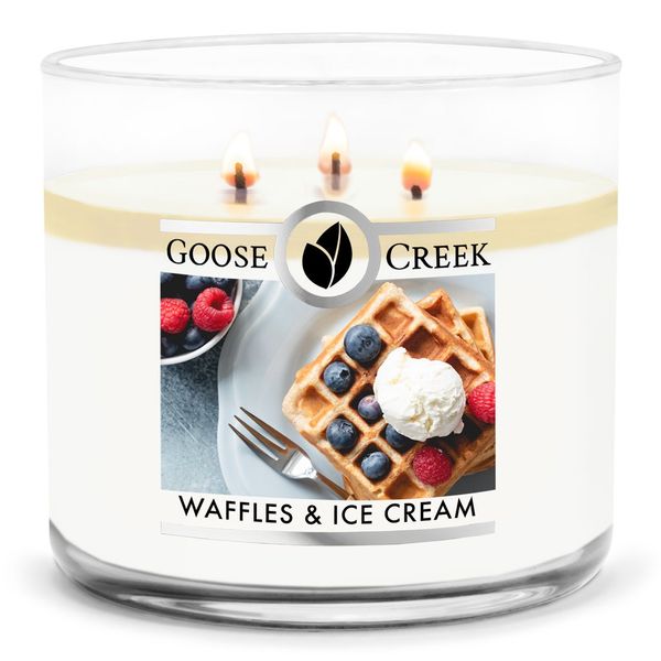 

Ароматическая трехфитильная свечка Goose Creek Waffles & Ice Cream 35+ часов
