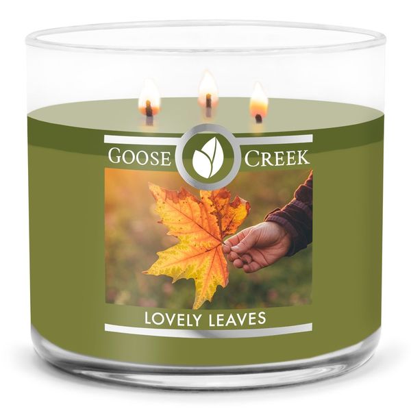

Ароматическая трехфитильная свечка Goose Creek Lovely Leaves 35+ часов