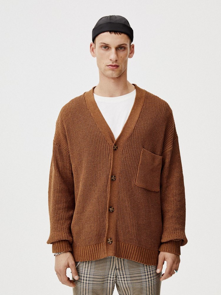 

Кардиган Pull & Bear XAZ259985HRPM  Коричневый, Кардиган Pull & Bear XAZ259985HRPM M Коричневый