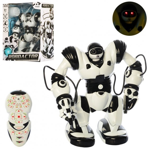 

Робот на радиоуправлении со звуковыми и световыми эффектами на батарейках детский RL TT313