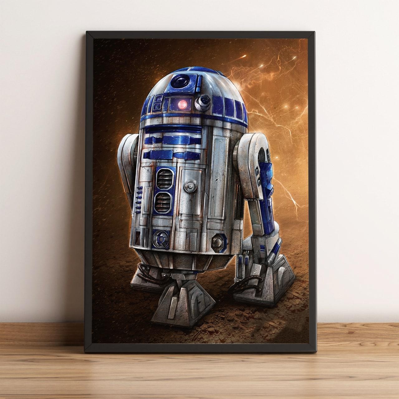 

Постер HELLO Posters Star Wars R2-D2 50х70 см в рамке