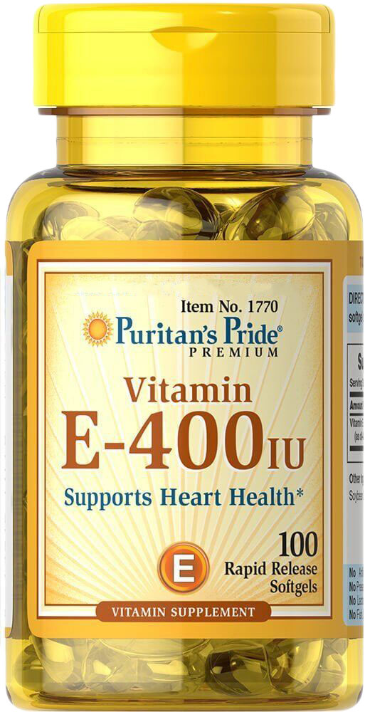 

Витамины Puritan's Pride Vitamin E-400 IU 100 капсул (074312117701)