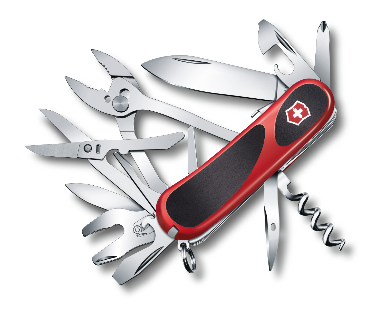 

Нож Victorinox Delemont EvoGrip S557 Черный-Красный