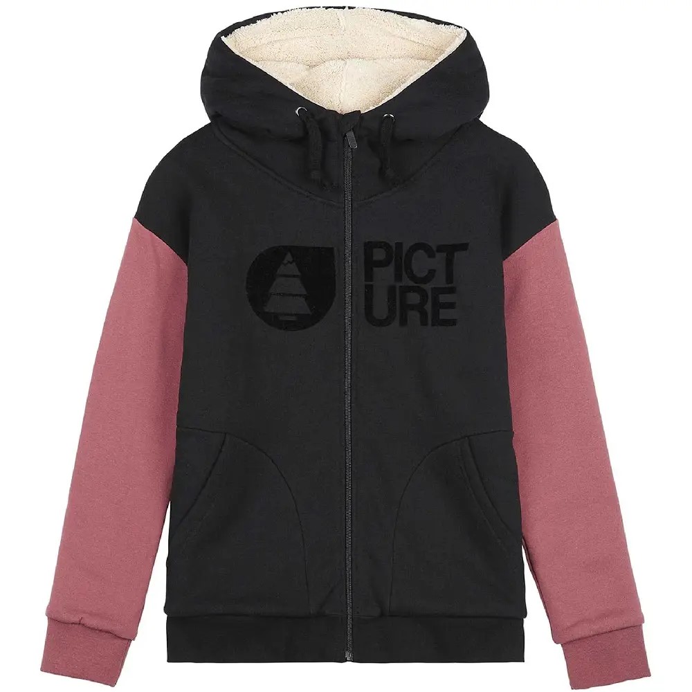 

Толстовка Picture Organic Basement Plush Hoody Woman  Черный-Розовый, Толстовка Picture Organic Basement Plush Hoody Woman S Черный-Розовый