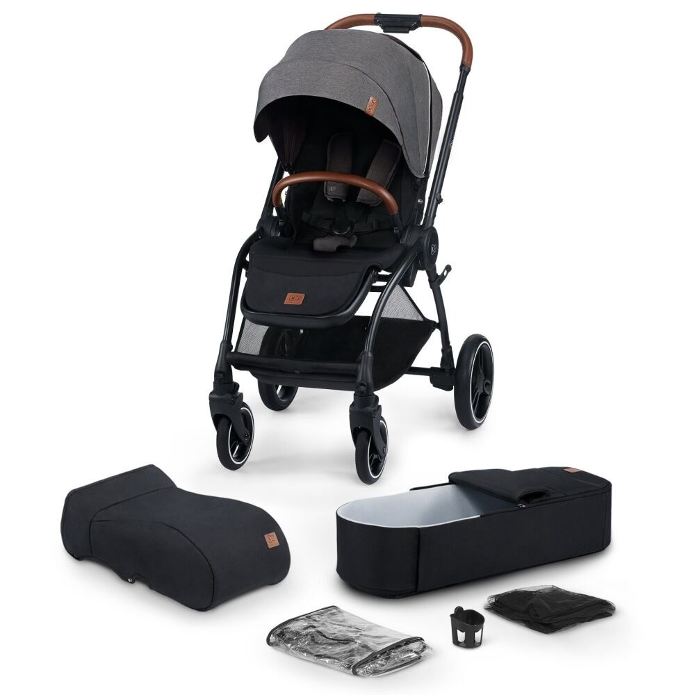 

Универсальная коляска 2 в 1 Kinderkraft Evolution Cocoon Platinum Gray