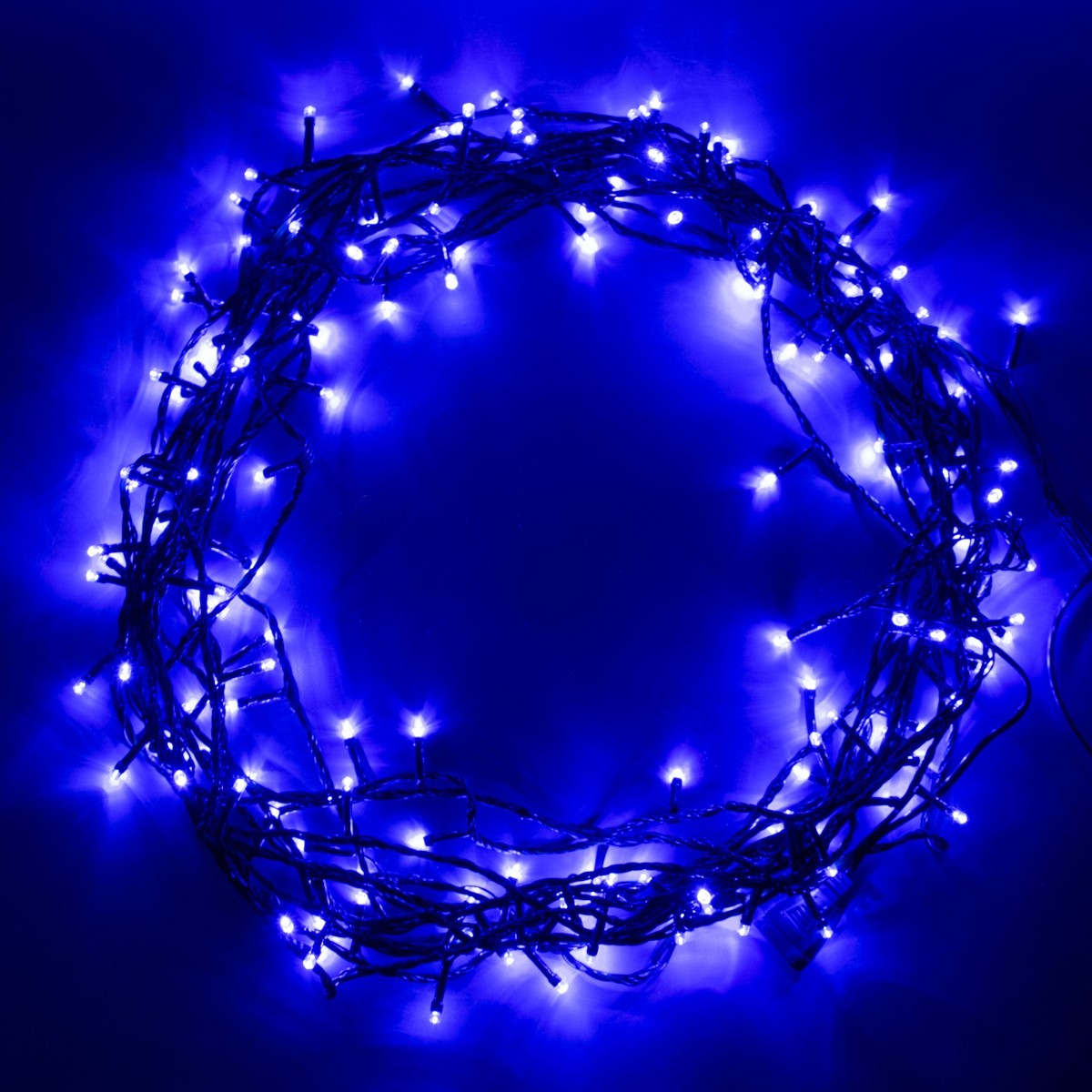 

Светодиодная гирлянда на елку "AJ-1004 арт 202" 165 LED 15м, елочная гирлянда в комнату Синяя (1008944-Blue)