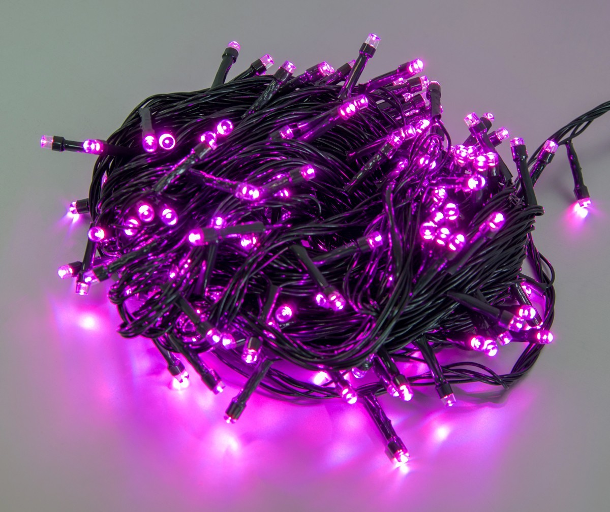 

Светодиодная гирлянда на елку AJ-1004 Розовая 165Led 15м (ART 207), новогодняя лед гирлянда на окно (1008948-Pink)