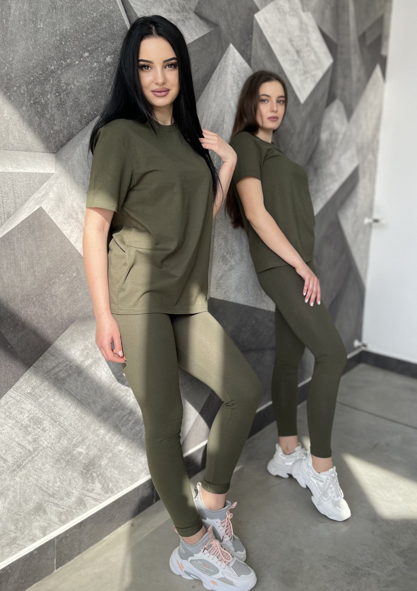 

Лосины на резинке Кулирка XS Хаки (bk0901-710)