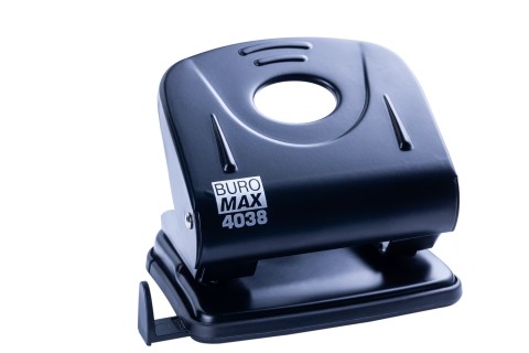 

Дырокол металлический Buromax до 30 листов 127х95х55 мм черный (BM.4038-01)