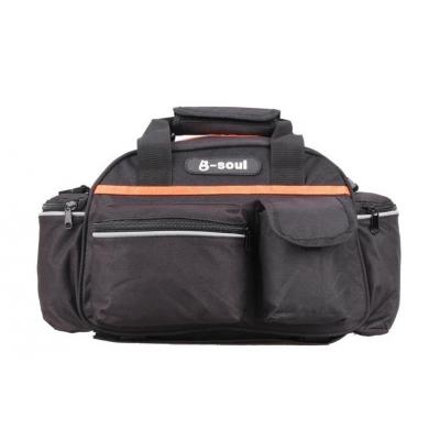 

Велосумка на багажник Bravvos BC-BG163 40х16х21cm 15л Black/Orange (BIB-050)